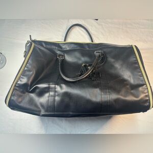 Luxe Mega Bag, lux mega travel bag, Large Leather Waterproof Garment Duffle Bag